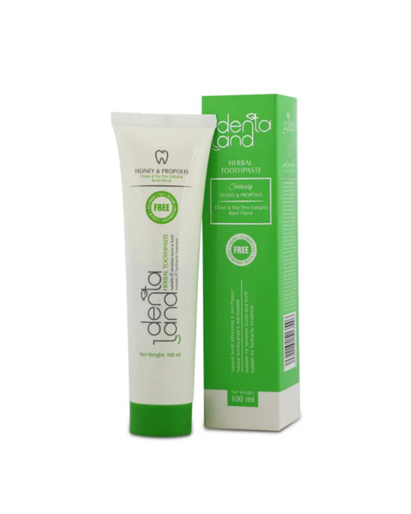 خمیر دندان حاوی عصاره میخک و درخت چای دنتالند